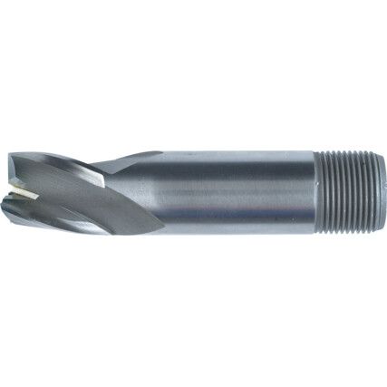 32, Short Slot Drill, 10mm, 3fl, Threaded Shank, Cobalt High Speed Steel, Uncoated