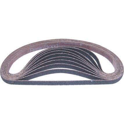 XA911, Coated Belt, 19 x 457mm, P80, Aluminium Oxide