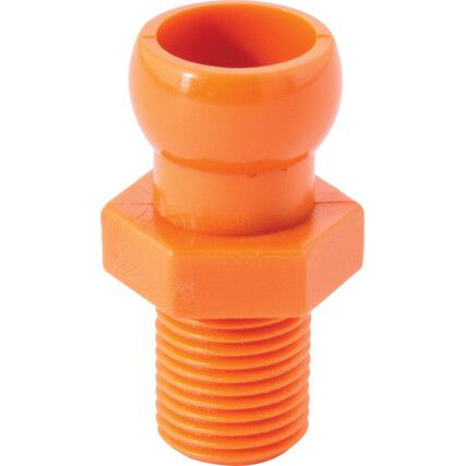 1/8" NPT MALE THREADED SPIGOT 1/4" BORE