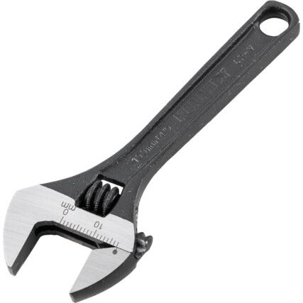 Adjustable Spanner, Steel, 4in./100mm Length, 17mm Jaw Capacity