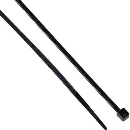 Cable Ties, Black, 2.5x100mm (Pk-100)