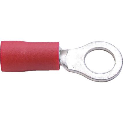 10.00mm RING TERMINAL (PK-100) RED