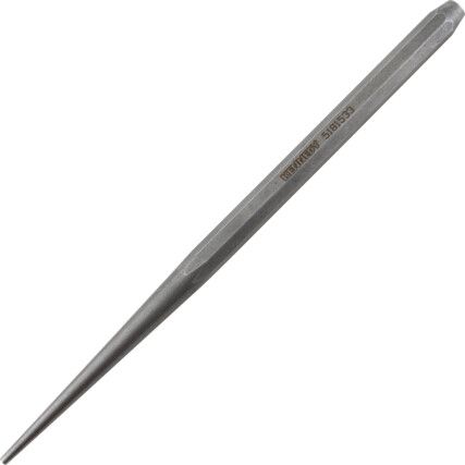 Chrome Vanadium/Steel, Taper Punch, Point 3mm, 210mm Overall Length