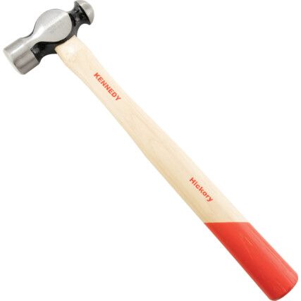 Ball Pein Hammer, 1lb, Hickory Shaft, Polished Face