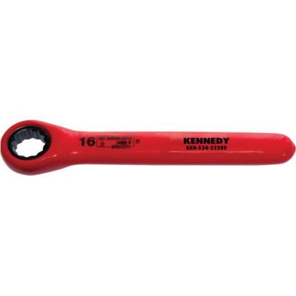 10MM INSULATED RATCHET RING SPANNER DOUBLE TRIANGLE 1000 V