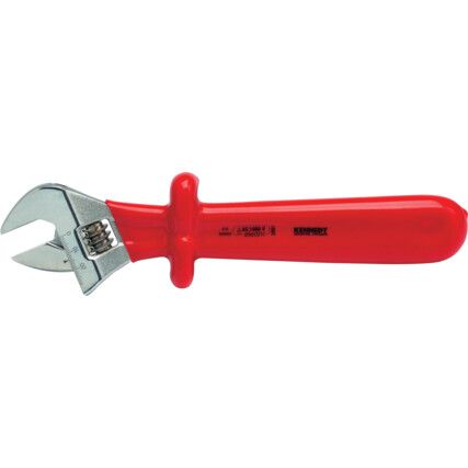 Single End, Insulated Adjustable Spanner, 300mm, Metric