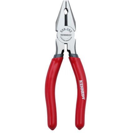 Combination Pliers with Side Cutter, Serrated, Chrome Vanadium Steel, 150mm