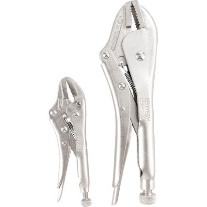 Pliers Set, Serrated, Chrome Vanadium Steel, Set of 2