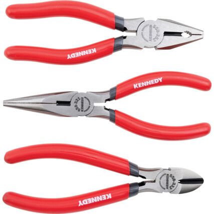 160mm, Diagonal Cutting Pliers Set, Jaw Serrated/Smooth