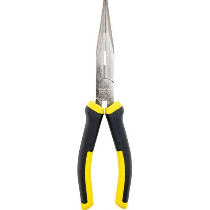 Needle Nose Long Pliers, Smooth, Steel, 200mm