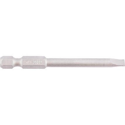 Screwdriver Bit, 5mm, Slotted, 1/4" Hex