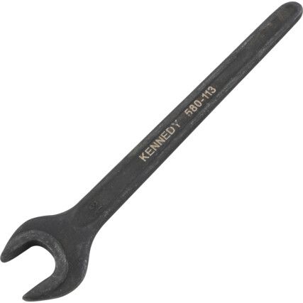 Metric Open Ended Spanner, Single End, Vanadium Steel, 13mm