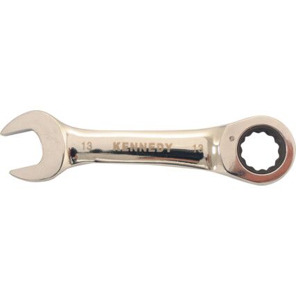 Single End, Ratcheting Combination Spanner, 14mm, Metric