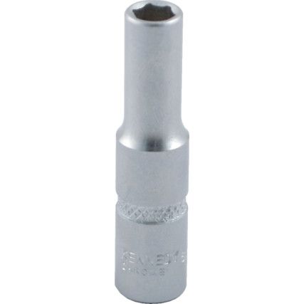 1/4in. Drive,  Hexagon Socket, 6mm,  Metric,  6 Point