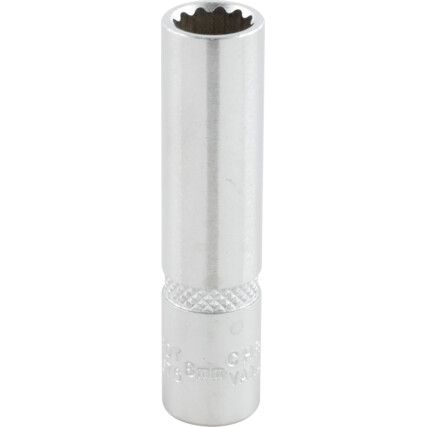 1/4in. Drive,  Bi-Hexagon Socket, 8mm,  Metric,  12 Point