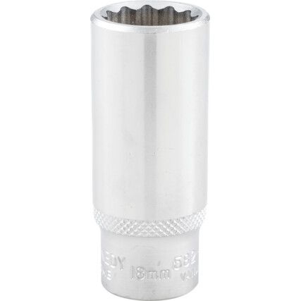 3/8in. Drive,  Bi-Hexagon Socket, 18mm,  Metric,  12 Point