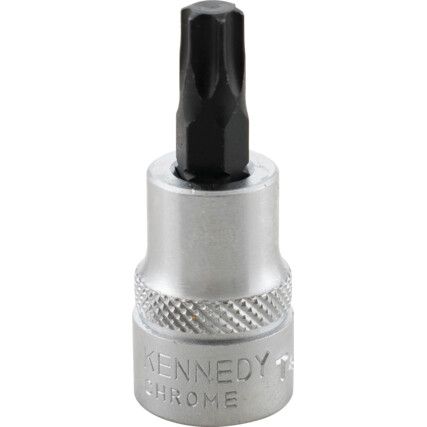 3/8in. Drive,  Torx Socket, T45mm,  Torx,  6 Point