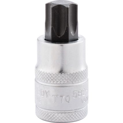 1/2in. Drive,  Torx Socket, T70,  Torx