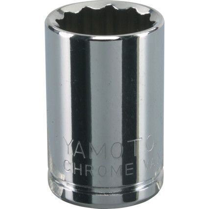 3/8in. Drive,  Bi-Hexagon Socket, 14mm,  Metric,  12 Point