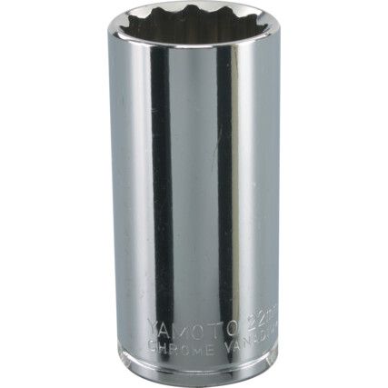 3/8in. Drive,  Bi-Hexagon Socket, 22mm,  Metric,  12 Point