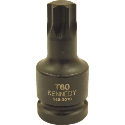 T70 Impact Tx Bit Driver Sockets 1/2" Square Drive