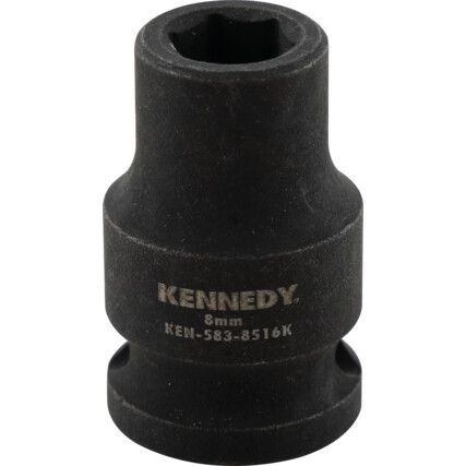 8mm Impact Socket 3/8" Square Drive