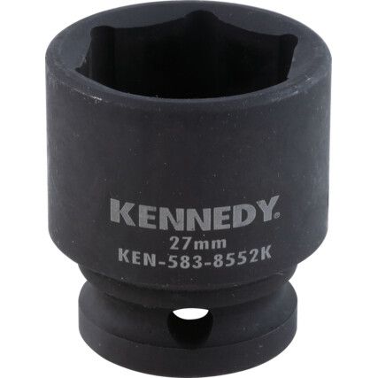 27mm Impact Socket 1/2" Square Drive