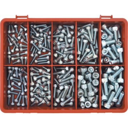 SOCKET CAP SCREWS METRIC KIT BZP