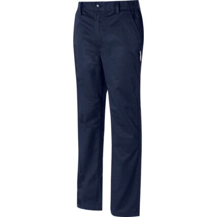 Work Trousers, Navy Blue, 30" Waist, Long Fit, 33" Leg