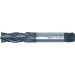 Series 36 HSS-Co 8% Threaded Shank Multi Flute End Mills - TiALN Coated - Metric thumbnail-0