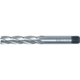 Series 37 HSS-Co 8% 4 Flute Threaded Shank Long Series End Mills  - Uncoated - Metric  thumbnail-0