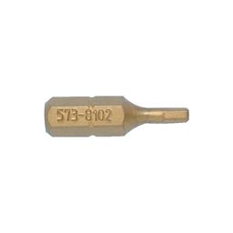 TiN Coated Screwdriver Bits: 1/4" Hex Bits - Hex thumbnail-1