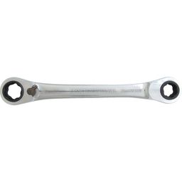 Double End Ring Ratchet Spanners, Chrome Vanadium Steel, Reversible thumbnail-0