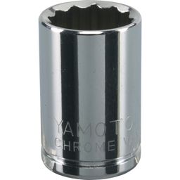 3/8in. Square Drive Bi-Hexagon Standard Length Sockets, Metric thumbnail-1