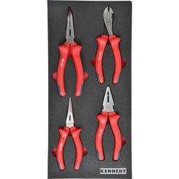 Pro-Torq® VDE Insulated Pliers Set, Tool Foam Inlay, 4 Pieces thumbnail-0