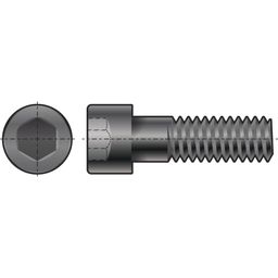 Socket Head Cap Screw, Metric - Steel - Grade 12.9 - (Self Colour) - DIN 912 thumbnail-0