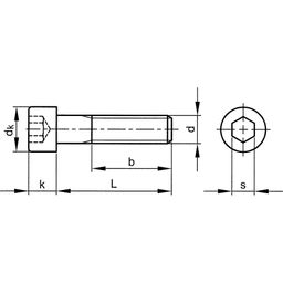 Socket Head Cap Screws, Metric - A2 Stainless Steel - DIN 912 thumbnail-3