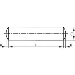 Parallel/Dowel Pin, Metric - A1/A2 Stainless - DIN 7 thumbnail-1