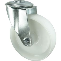 Pressed Steel Castors, Medium Duty, Nylon Wheel thumbnail-3