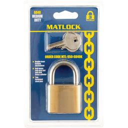 Slimline Brass Key Padlocks thumbnail-2