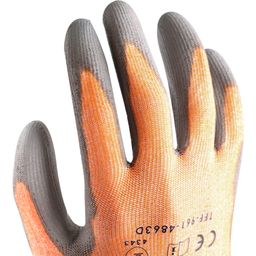 Cut Resistant Gloves, PU Coated, Grey/Orange thumbnail-4