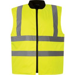 Hi-Vis Reversible Body Warmers, Yellow or Orange thumbnail-0