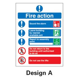 Fire Action Signs thumbnail-1