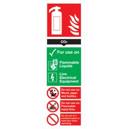 Carbon Dioxide Fire Extinguisher Signs thumbnail-0