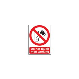 Do Not Touch Men Working Signs thumbnail-0