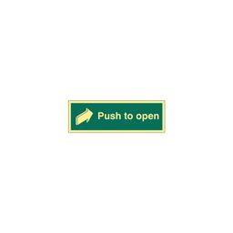 Fire Exit Push/Pull Photoluminescent Signs thumbnail-1