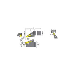 External Toolholders - Combination Top Clamp & Pinlock  - MVJN R/L thumbnail-3