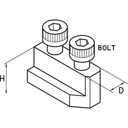 Double Bolt Type T-Nut & Bolts thumbnail-1